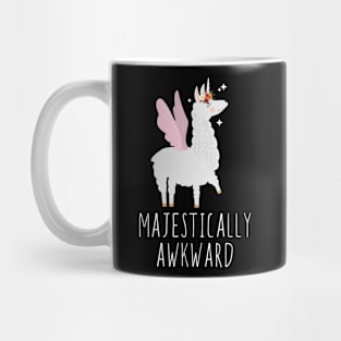 Majestically Awkward Llama Unicorn Mug